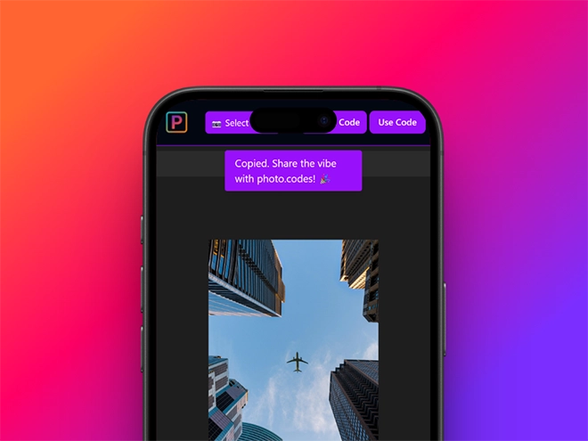 Share presets via compact code